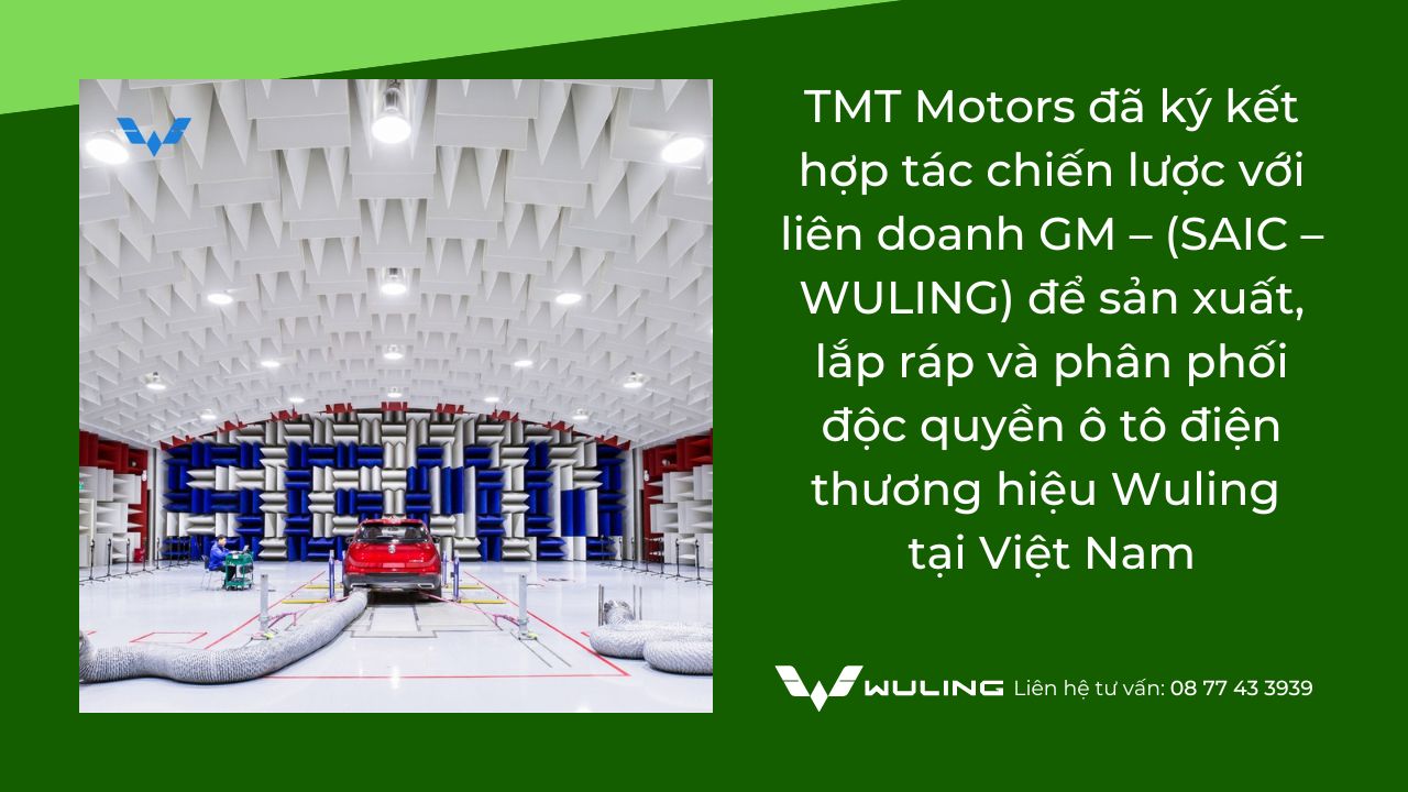 TMT Motors đã ký kết hợp tác chiến lược với liên doanh GM – (SAIC – WULING) để sản xuất, lắp ráp và phân phối độc quyền ô tô điện thương hiệu Wuling tại Việt Nam